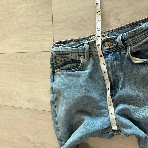 Free people slim straight women jeans size 26 - Picture 5 of 10